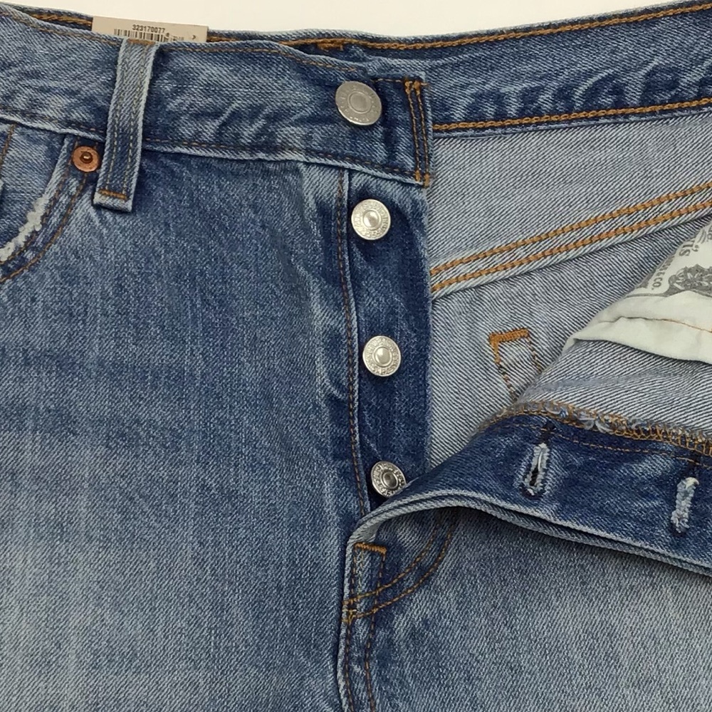 Levi’s 501 Cut Off Button fly Jean Shorts waist 30 - Picture 7 of 9